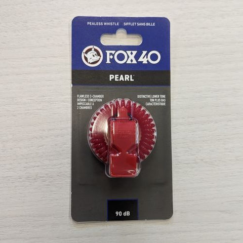 Sifflet fox 40 rouge avec bracelet