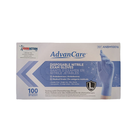 Gants en Nitrile Advancare (100)