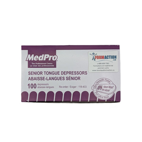 Abaisse Langue en bois boite de 100