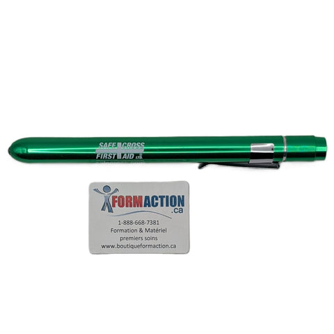 Lampe de poche crayon avec piles