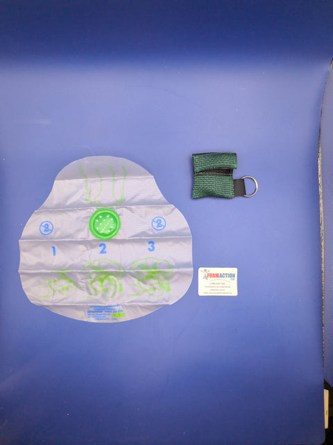 Écran facial porte-clé