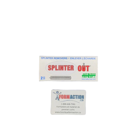Splinter Out enlève écharde