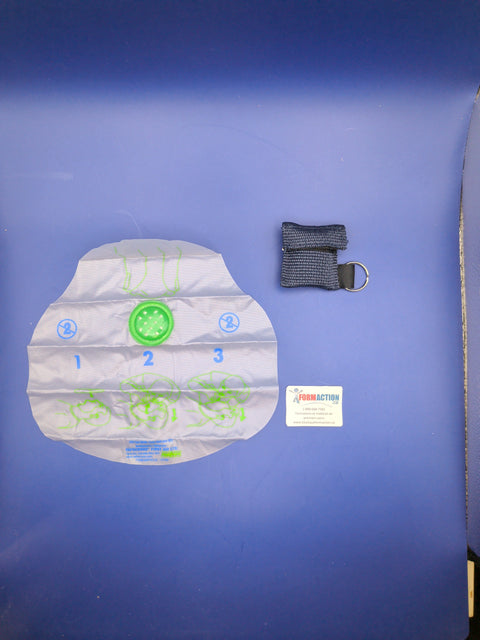 Écran facial porte-clé