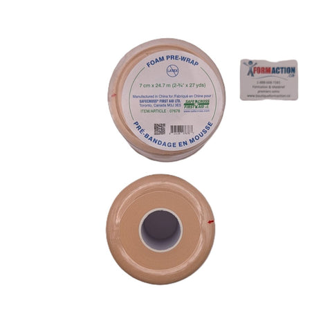 Rouleau de mousseline (Pre-tape) 7 cm x 24.7 m