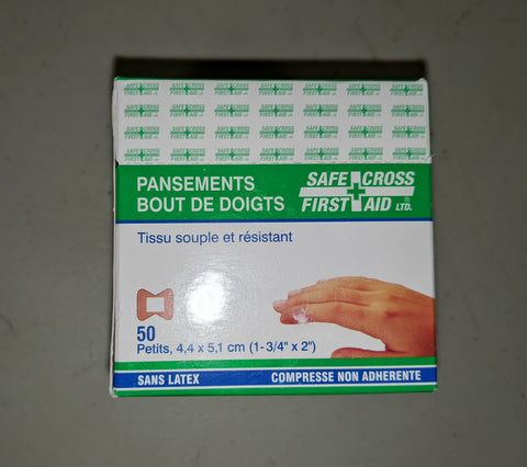 Pansements en tissu pour bout de doigt petit (50)
