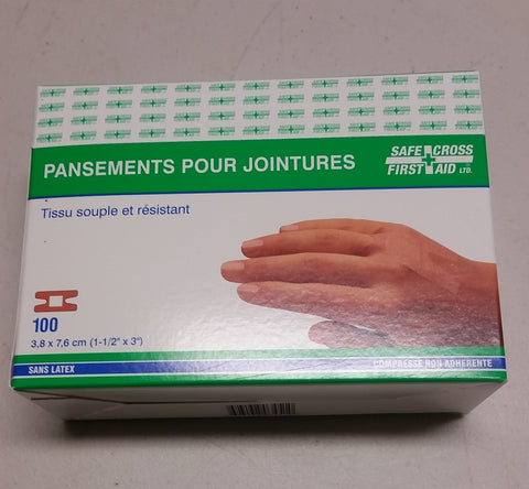 Pansements en tissu pour jointure (100)