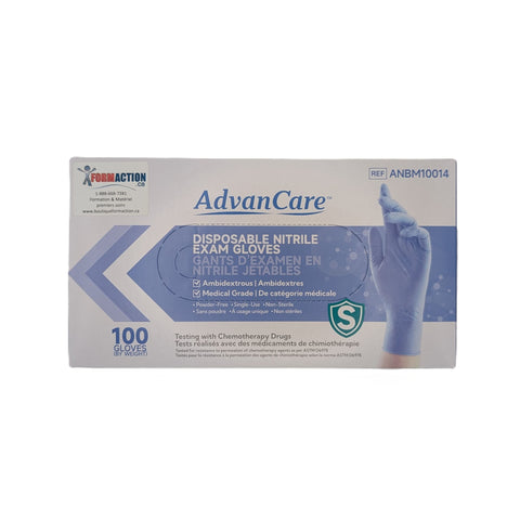 Gants en Nitrile Advancare (100)