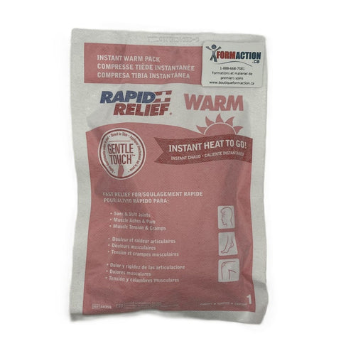 Compresse chaude instantanée 15.2 x 22.9 cm