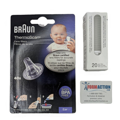 Couvre Thermomètre pour Oreille Braun (boite 40)