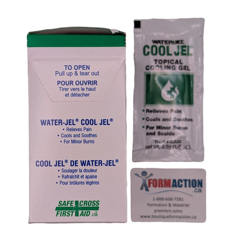 Gel pour brûlures COOL JEL en sachet  (boite  25) 3,5g