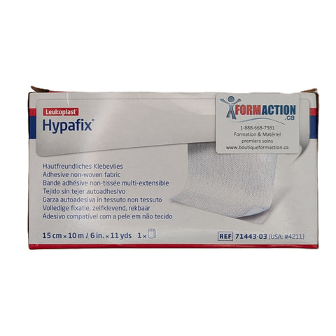 Hypafix, bande adhésive pour fixation, 15.2 cm x 10 m (6")