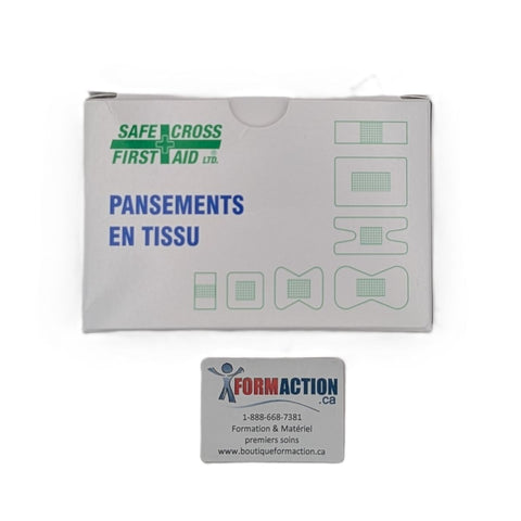 Pansement adhésif assortis en Tissu 25