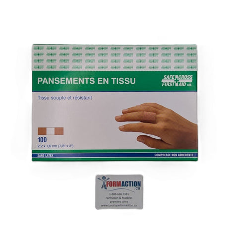 Pansements en tissu (100)