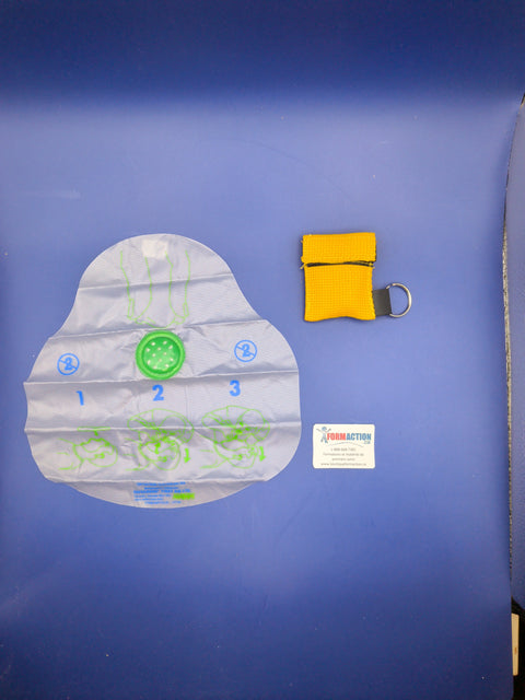 Écran facial porte-clé