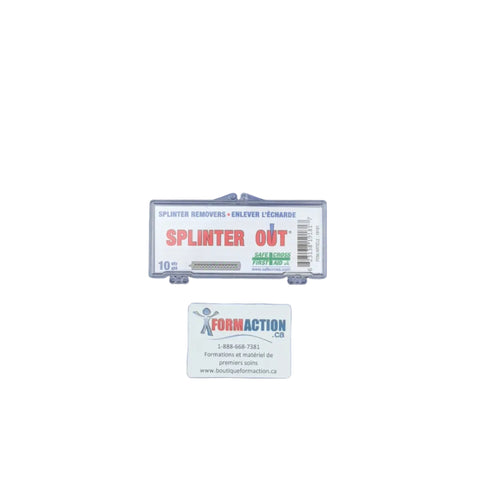 Splinter Out enlève écharde
