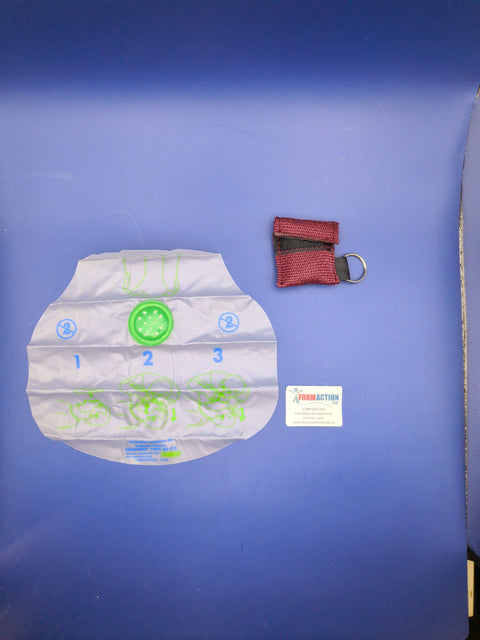 Écran facial porte-clé