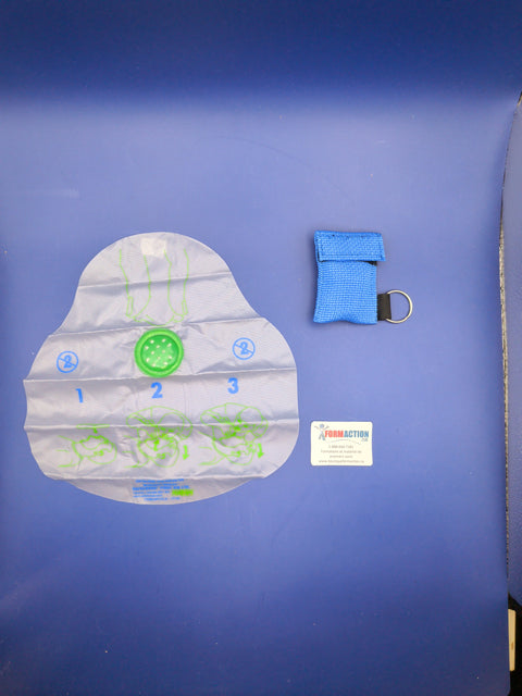 Écran facial porte-clé