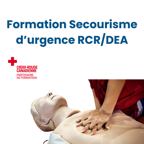 Secourisme d'urgence avec RCR/DEA C