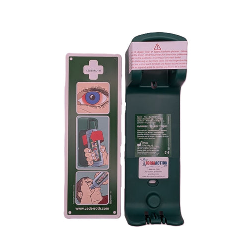 Support mural CEDERROTH, pour bouteille lave œil (bouteille non-incluse)